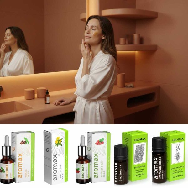 Anti-Aging arcápoló aromaterápiás illóolaj csomag 1 Anti-Aging arcápoló aromaterápiás illóolaj csomag
