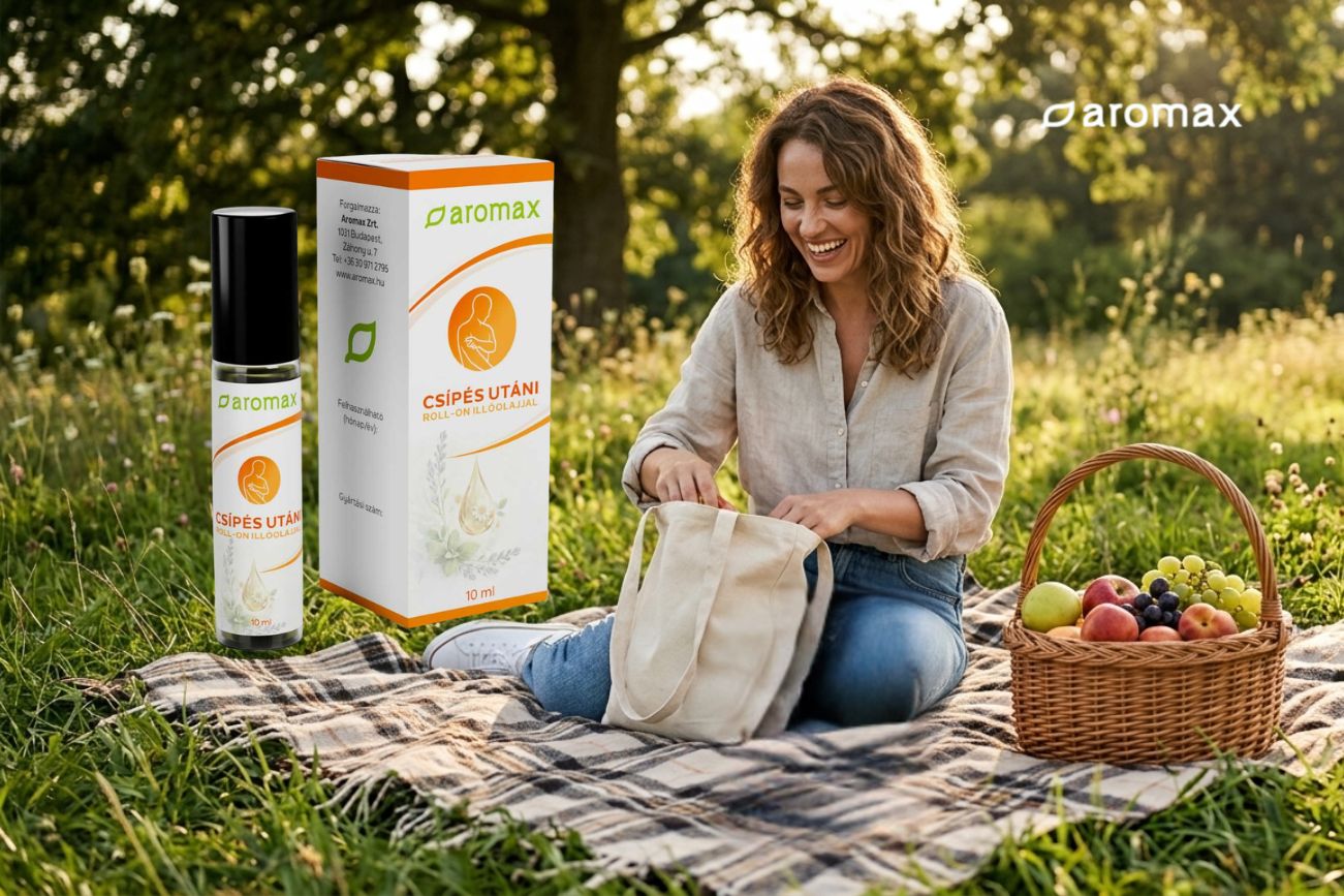 Aromax Csípés utáni roll-on illóolajjal: Azonnali enyhülés, nem csak csípésre!