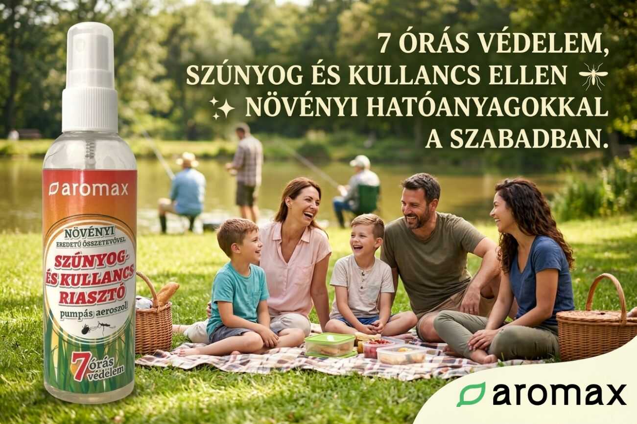 Aromax Szúnyog- és kullancsriasztó spray