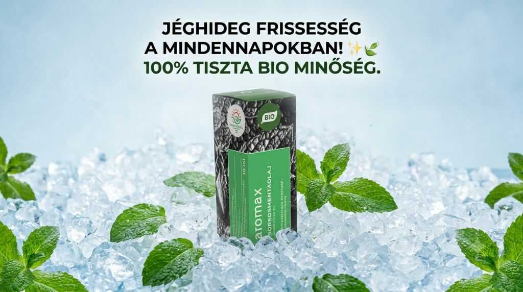BIO Borsosmentaolaj: A palackozott jéghideg energia