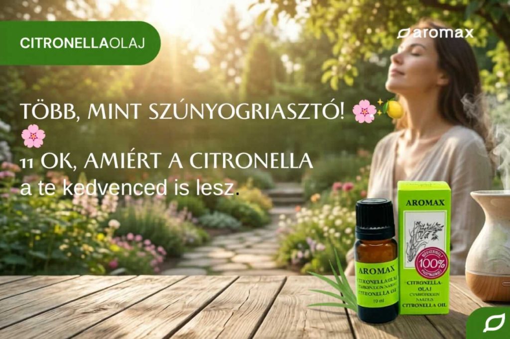 Több, mint egyszerű szúnyogriasztó: Fedezd fel a citronellaolaj 11 meglepő erejét!