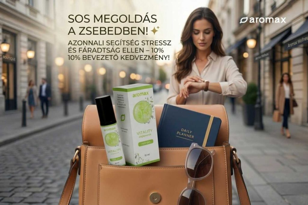 SOS megoldás a zsebben: Az aromaterápiás roll-on, ami azonnal segít a stressz vagy fáradtság ellen!
