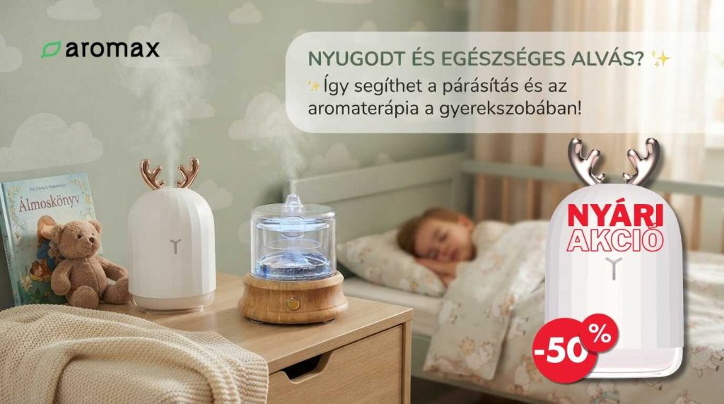 Túl száraz a levegő a gyerekszobában? Így segíthet a párásítás és az aromaterápia