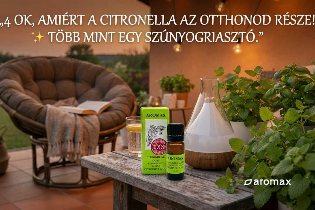 4 ok, miért legyen a citronellaolaj az otthonod része?